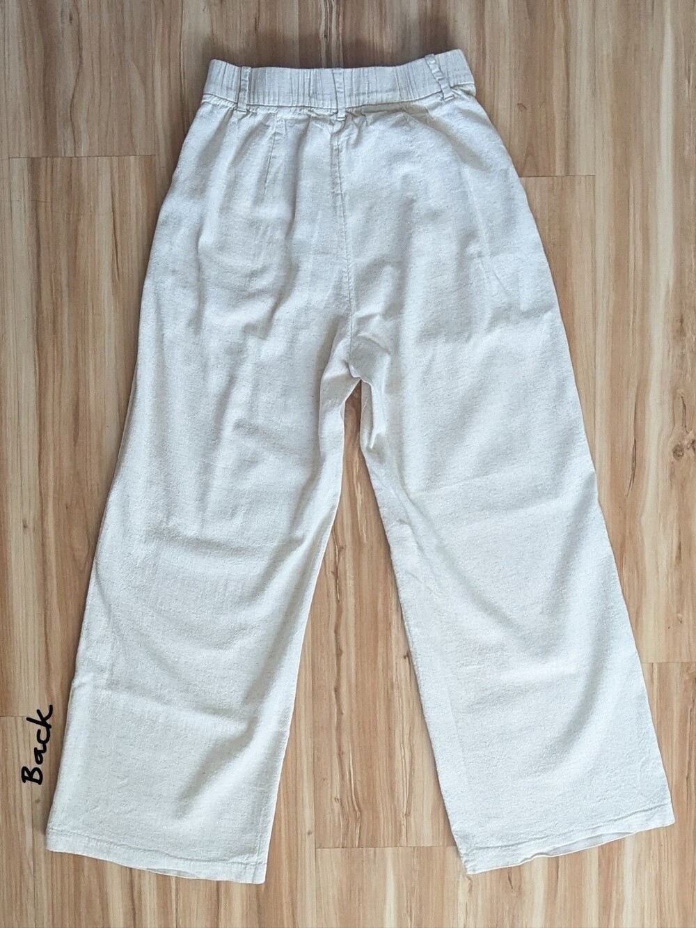 Hollister Ultra High-Rise Wide Leg Linen Pants - Picture 4 of 10